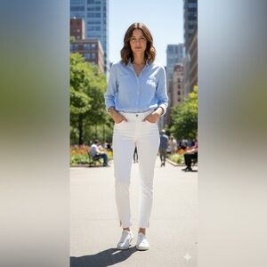 Express - Midrise—Skinny Ankle Jeans- Size 4R